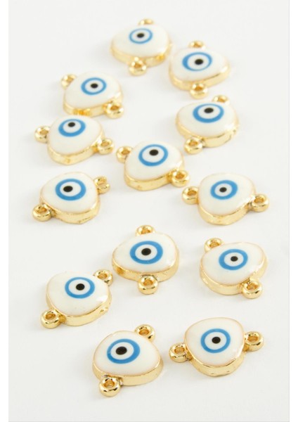 Nazar Çift Kulplu Mineli Bileklik ve Kolye Ucu Aparatı 1 Adet