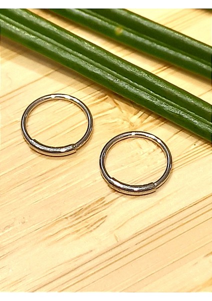Gümüş Renk Halka Unisex Çelik Küpe fiyatları