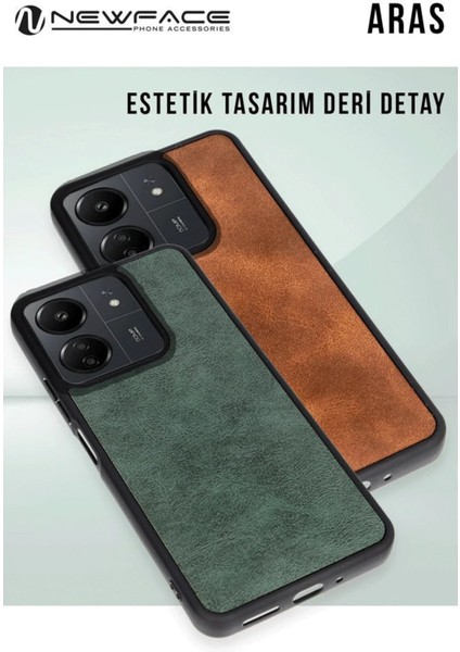 CPT16 Xiaomi Redmi Note 14 4g Kılıf Aras Deri Kapak - Açık Yeşil fırsatları