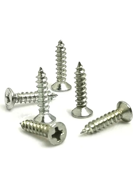 Eco Lounge Klips, Menteşe, Ayak, Ağaç, Sunta Vidası 3X13 mm - Nikel 1000 Adet