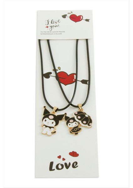 Çzgflm Karakteri Arkadaşlık Kolyesi (Çift Kolye)