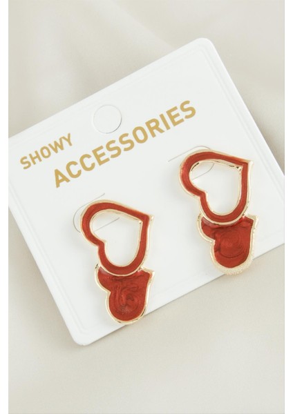 Kalp Yeni Sezon Mineli Küpe