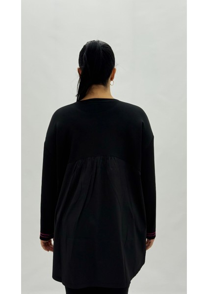 Büyük Beden Viskon Taşlı Uzun Kol Oversize Kadın Bluz fırsatları