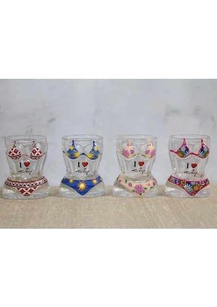 Vücut Tasarımı Cam Shot Bardak