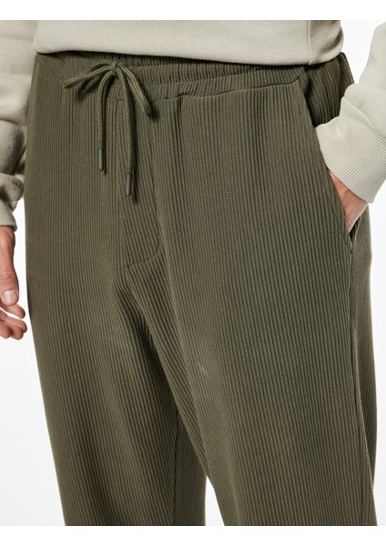 Pamuklu Cepli Regular Fit Beli Bağcıklı Eşofman Altı indirimleri