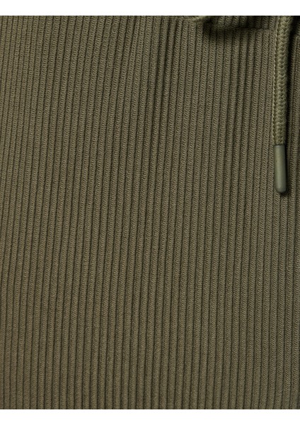 Pamuklu Cepli Regular Fit Beli Bağcıklı Eşofman Altı