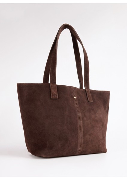 Deri Kahve Kadın Tote Çanta Avy-Aveza fiyatları