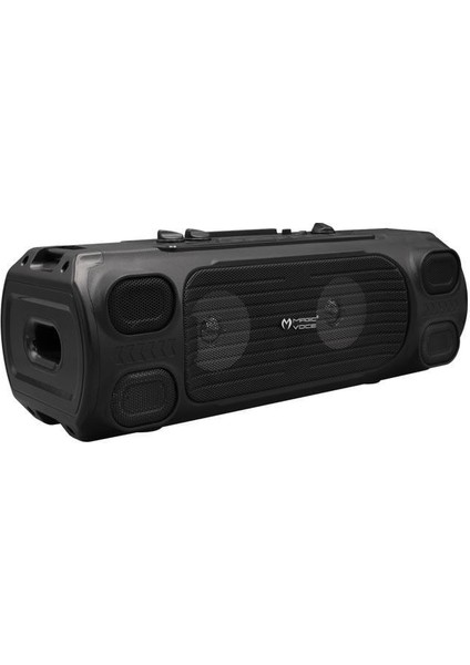 MV-7001 Vhf El Mikrofonlu Usb-Sd-Bluetooth Işıklı 40 W Taşınabilir Şarjlı Seyyar Anfi