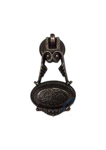 Buğz Dekoratif Zamak Sarkaç Küçük Kulp - 30X63MM, Eskitme, 1 Adet