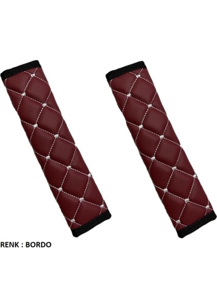 Megane 3 Stw 2010-2016 Arası Emniyet Kemer Konforu Renk-Bordo