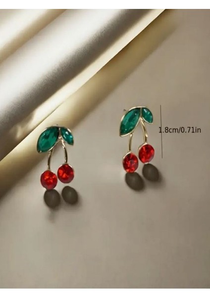 18K Altın Kaplama Kiraz Küpe fiyatları