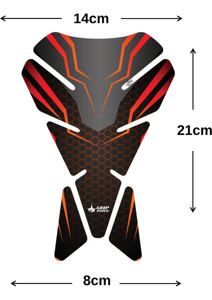 Renkli Baskılı Universal Tank Pad GC-04-1 modelleri