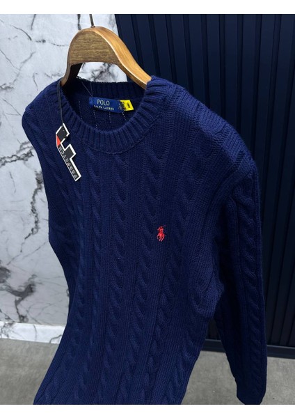 Polo Ralph Lauren Bisiklet Yaka Örgü Dokulu Kazak fırsatları