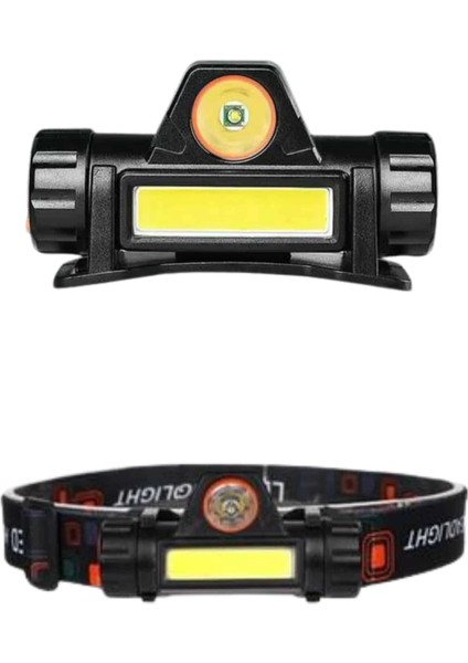 Ledli Şarjlı Kafa Lambası LED Şarjlı Su Geçirmez Kafa Feneri indirimleri