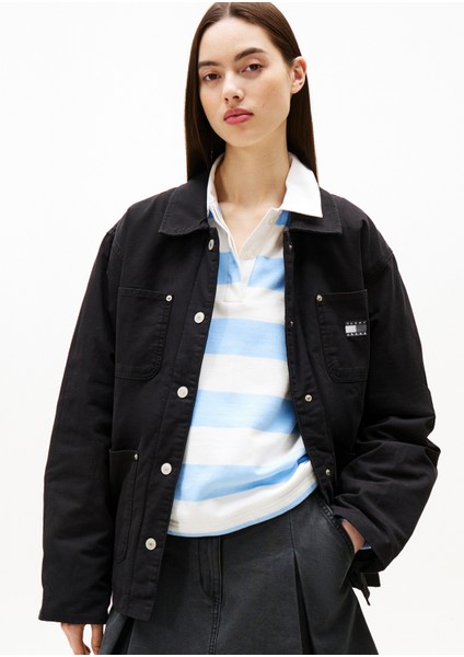 Standart Siyah Kadın Ceket DW0DW21382BDS