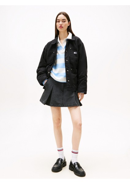 Standart Siyah Kadın Ceket DW0DW21382BDS fiyatları