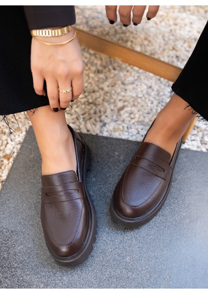 Ladin Acı Kahve Hakiki Deri Makosen fiyatları