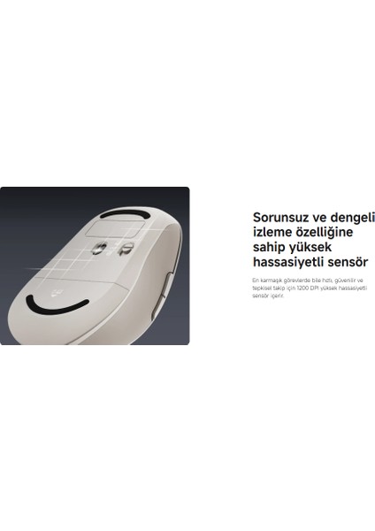 Dual-Mode Wireless Mouse 2 Beyaz 2,4 Ghz ve Bluetooth®'a Çift Mod Bağlantısı fiyatları