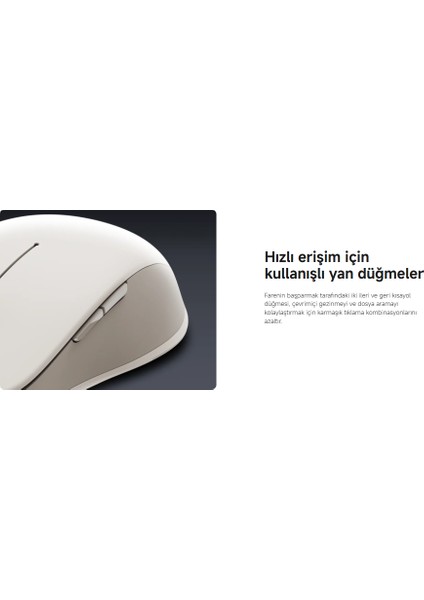 Dual-Mode Wireless Mouse 2 Beyaz 2,4 Ghz ve Bluetooth®'a Çift Mod Bağlantısı modelleri
