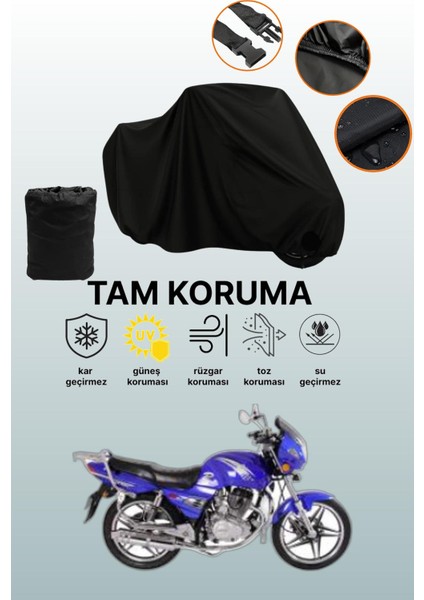 Siyah Kuba SL150-9 Uyumlu Motor Branda, Koruyucu Örtü, Motosiklet Brandası