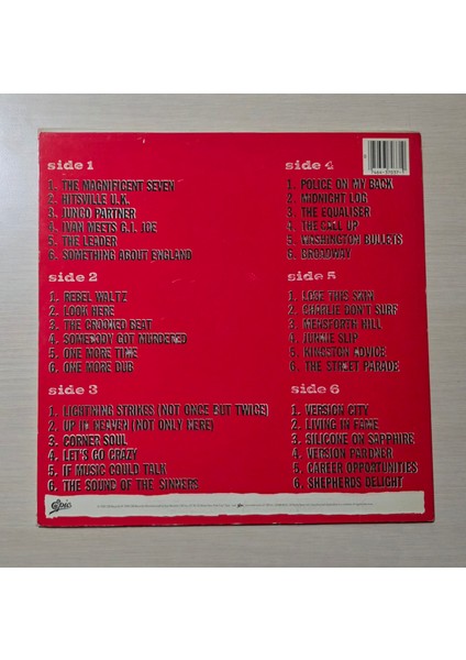 - Sandinista! - 1981 - Dönem Baskı Plak - Longplay - Lp fiyatları