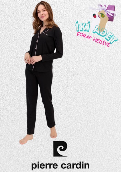 Kadın Pamuklu & Modal Kutulu Uzun Kollu Pijama Takımı L1.PC.7717.001