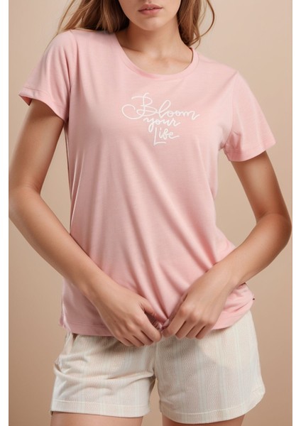 Kadın Giyim T-Shirt & Şort Ikili Pijama Takımı Set LL.AR01.NE00.TT02 fiyatları