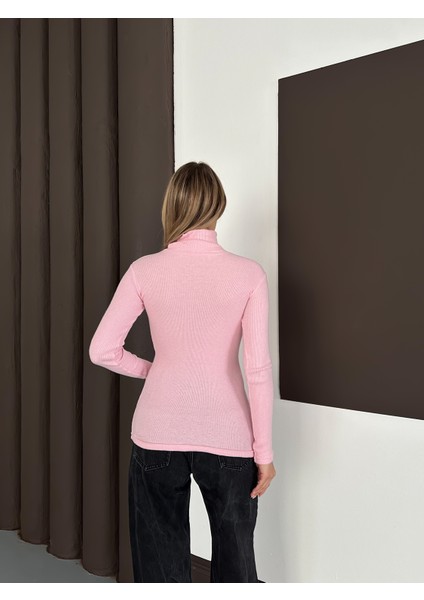 Unisex Pamuklu Balıkçı Yaka Boğazlı Kazak 2'li Set