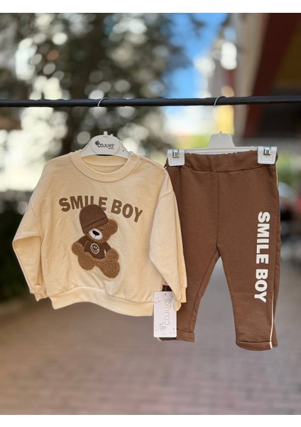 Erkek Bebek Alt Üst Takım Mevsimlik Tasarım Erkek Bebek Kışlık Takım