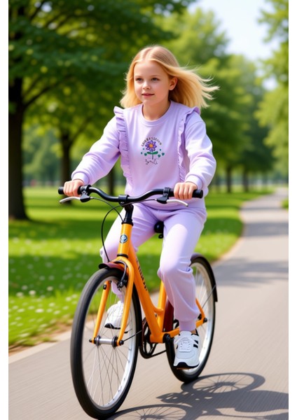 Sevimli Panda Desenli Kız Çocuk Örme Eşofman Takımı Kaliteli Şık Rahat Günlük fiyatları