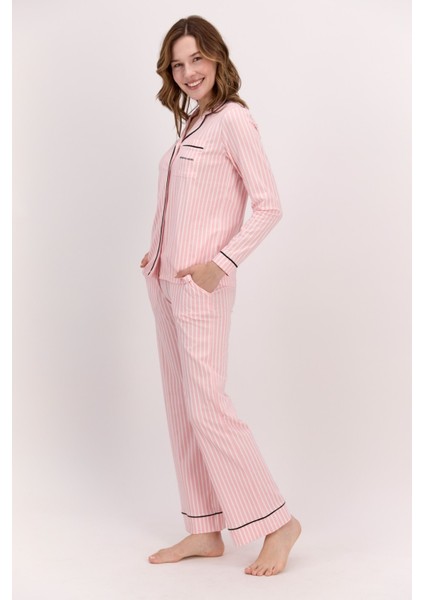 Kadın Gömlek Yaka Modal Pamuk Kutulu Pijama Takımı WV.6.L.0E0Y1M fiyatları