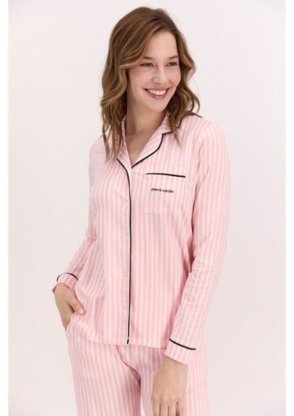 Kadın Gömlek Yaka Modal Pamuk Kutulu Pijama Takımı WV.6.L.0E0Y1M modelleri