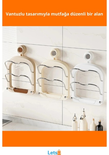 Pratik Mutfak Tava Tencere Kapak Tutucu Organizer Raf fiyatları
