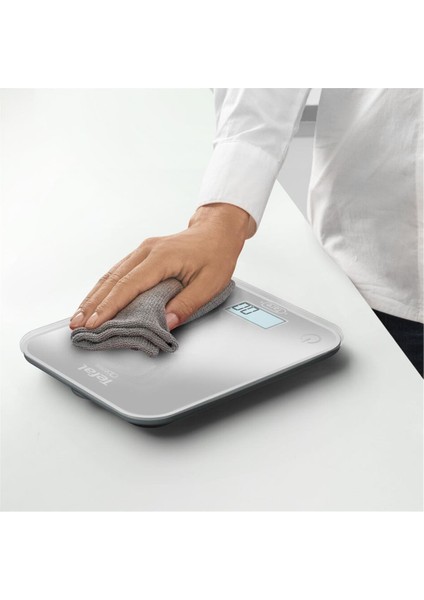 Optiss Gümüş Elektronik Mutfak Tartısı