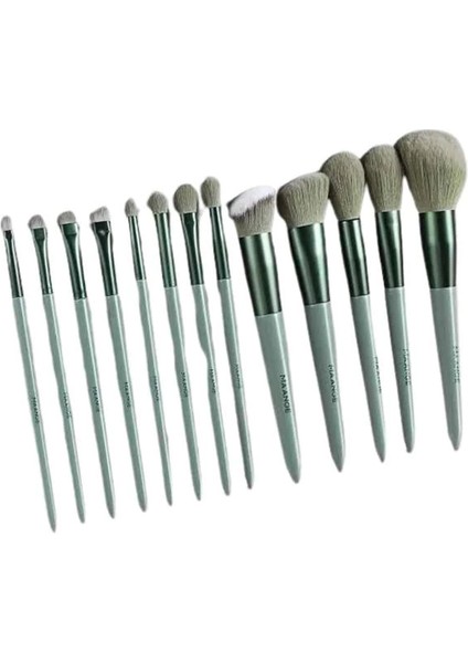 13 Parça Taşınabilir Kılıflı Profesyonel Makyaj Fırça Seti Pudra Allık Fondöten Fırçası fırsatları