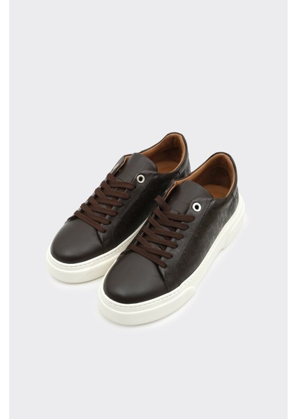 Hakiki Deri Desenli Kadın Sneaker fiyatları