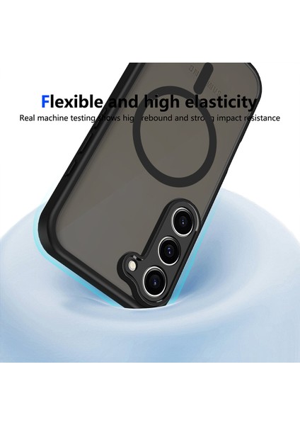 Samsung Galaxy S23 Kılıf, Manyetik Yarı Saydam Mat Darbeye Dayanıklı ve Parmak Izi Önleyici Koruyucu Kılıf-Siyah (Yurt Dışından) indirimleri