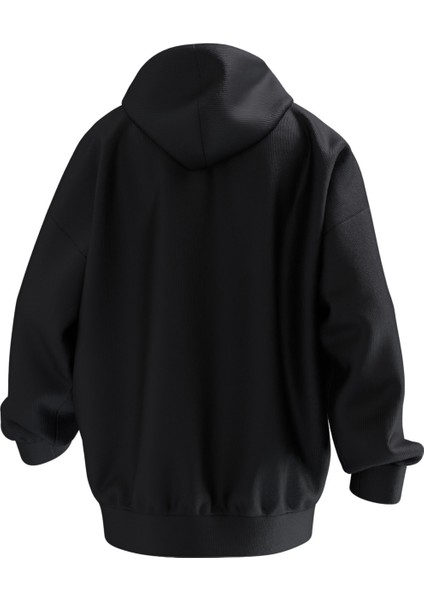 Kurt Başlı Tuğ Tasarımlı Unisex Rahat Kalıp Hoodie fiyatları