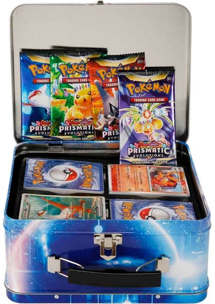 Scarlet &amp; Violet Surging Sparks Trading Card Metal Kutu - Mavi Kutu fiyatları