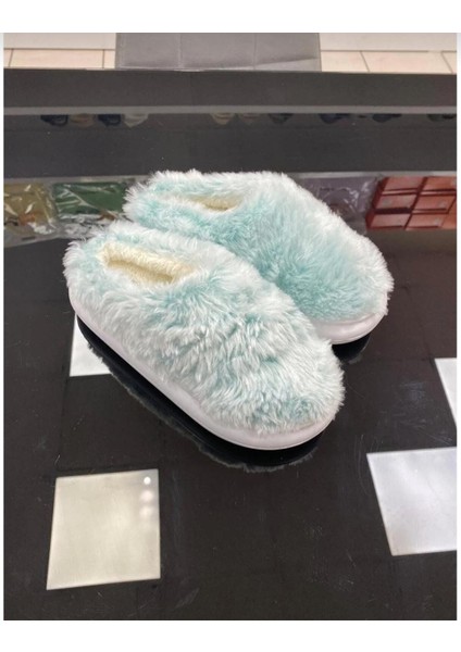Peluş Kadın Yumuşak Kaymaz Taban Ev Terliği