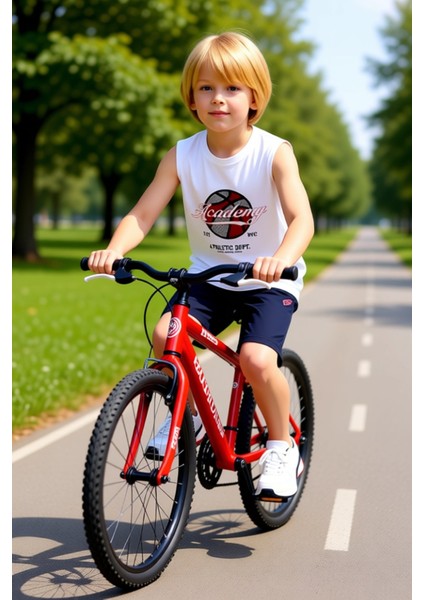 Erkek Çocuk Pamuklu Atlet ve Şort Takımı Basketbol Temalı Günlük Giyim Kaliteli Şık Rahat fiyatları