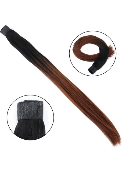 Fiber Sentetik Sihirli At Kuyruğu / Siyah / Karamel Ombreli modelleri