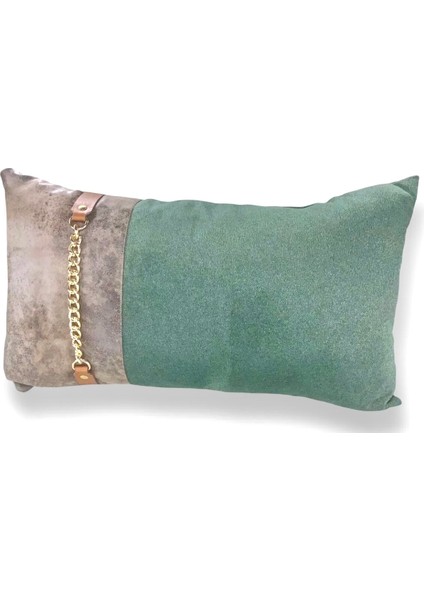 Coco Green Deri ve Kadife Kırlent fırsatları