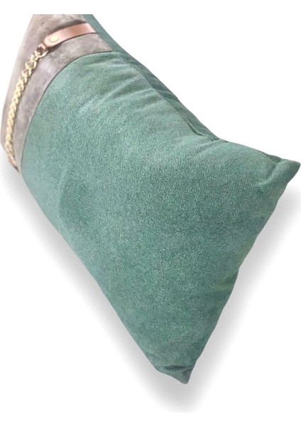 Coco Green Deri ve Kadife Kırlent indirimleri