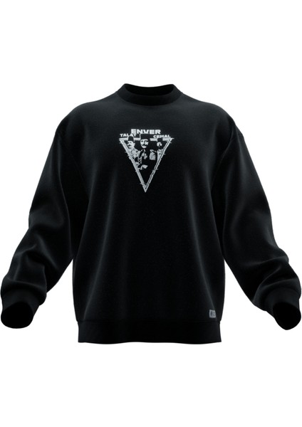 Talat Enver Cemal Tasarımlı Rahat Kalıp Unisex Sweatshirt