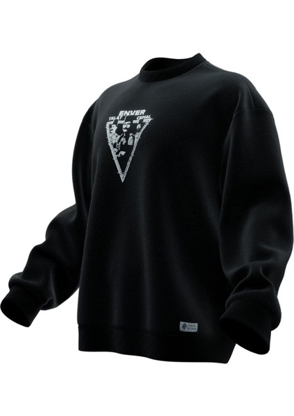 Talat Enver Cemal Tasarımlı Rahat Kalıp Unisex Sweatshirt fiyatları