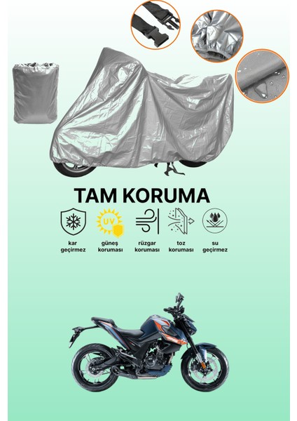 Gri Rks Rz 125S Uyumlu Motosiklet Brandası, Koruyucu Örtü, Motor Branda