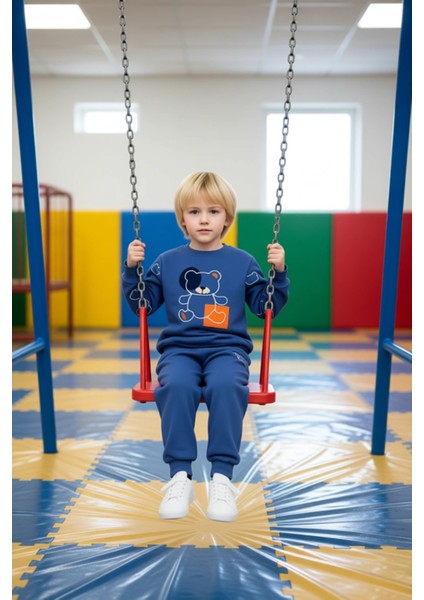 Erkek Çocuk Pamuklu Örme Baskılı Günlük Takım Rahatlık ve Stil Bir Arada Kaliteli Şık Rahat modelleri