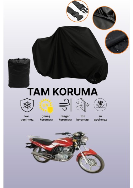 Siyah Bisan Shalter Uyumlu Motor Branda, Koruyucu Örtü, Motosiklet Brandası
