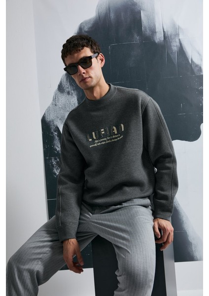 Erkek Oracle Sweatshirt 112030178 Antrasit